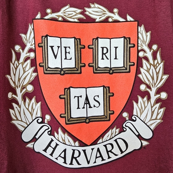 Harvard Crimson T-Shirt By ALTA GRACIA, Men's XL, Maroon Burgundy, NWOT - Picture 8 of 10